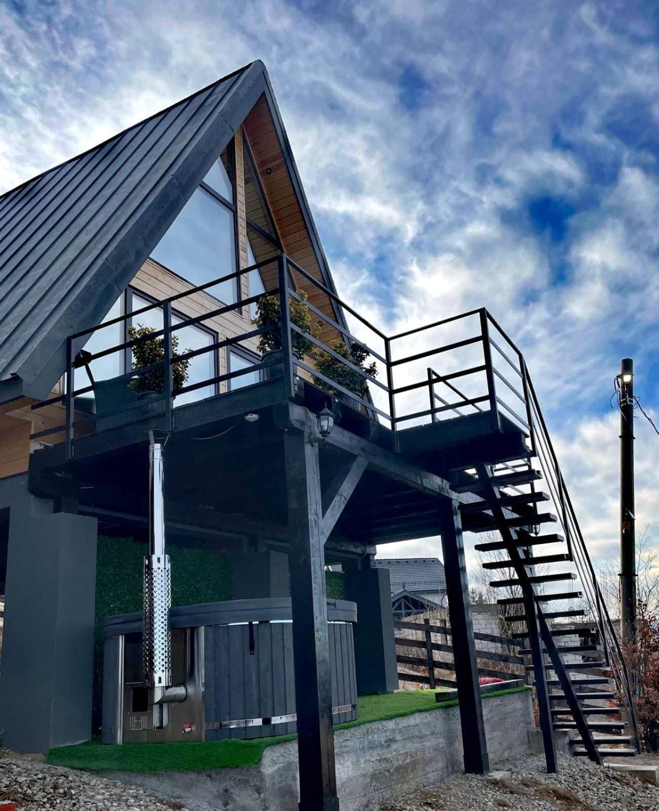 Cez A-Frame Villa Petrosani Exterior photo